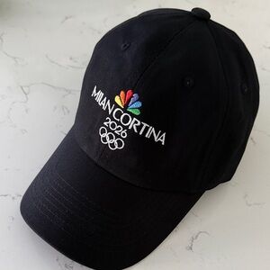 NEW Olympics Hat Milan Cortina 2026 Black Cap